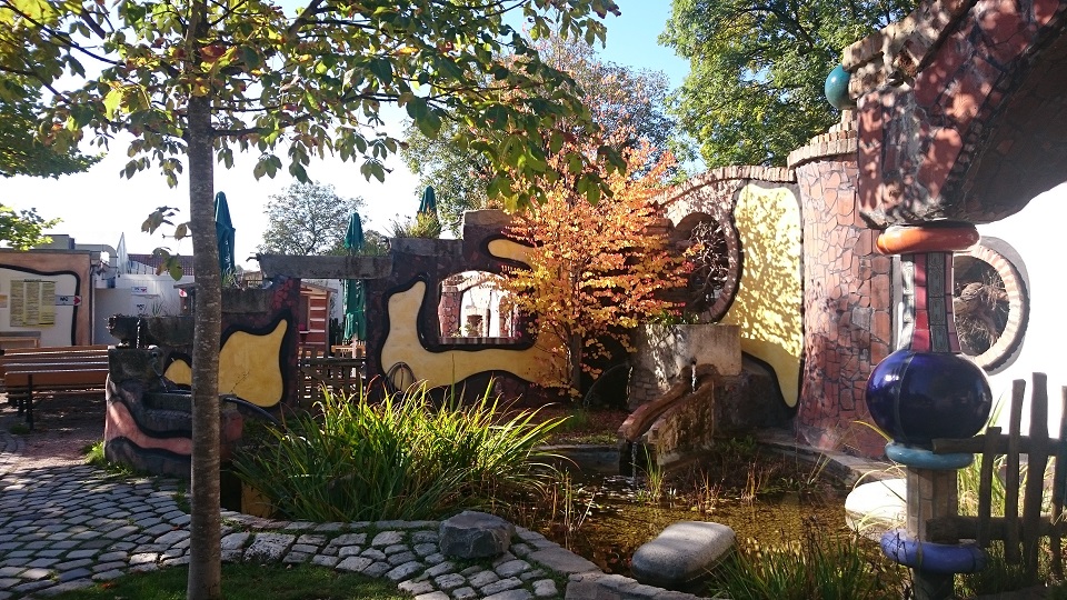 Hundertwasser Biergarten